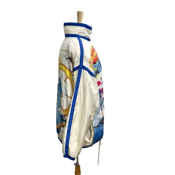 Vintage East West Nautical Boat Ship Retro Windbreaker Jacket size Small - Picture 4 of 11